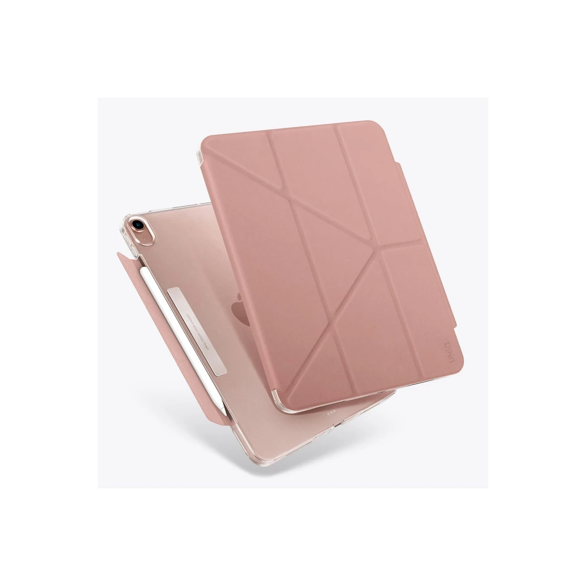 Uniq Apple iPad Air 4 10.9 Camden Katlanabilir Tablet Kapak - Pembe